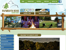 Tablet Screenshot of plymouthrock-resort.com